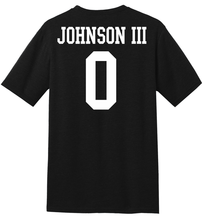 PJ Johnson III #0 Football Tee