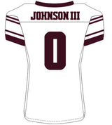 PJ Johnson III #0 White Replica Jersey