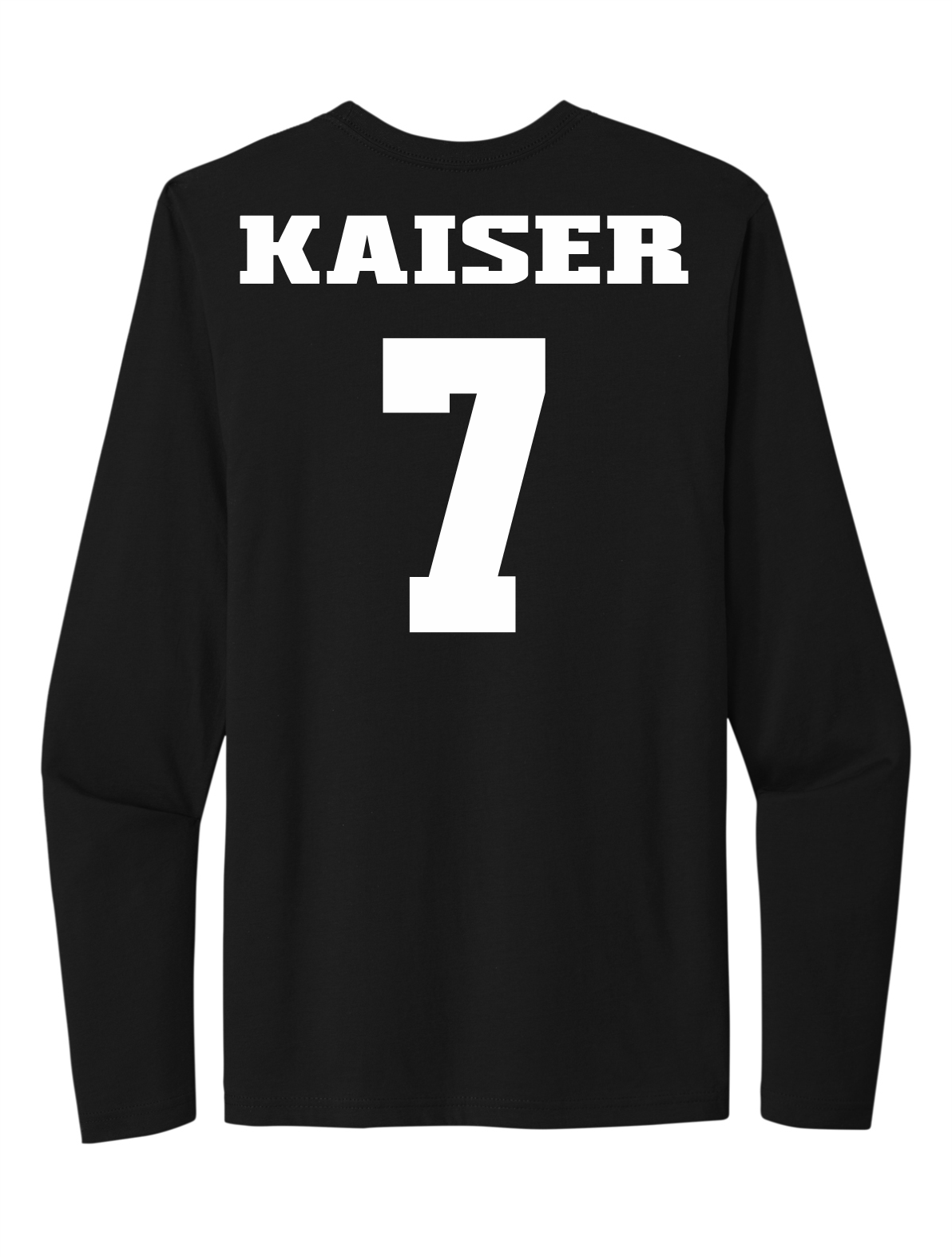Molly Kaiser #7 Women's Basketball NM State Long Sleeve Tee