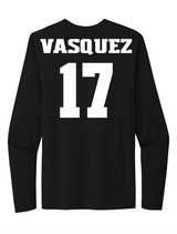 Jazlyn Vasquez #17 Volleyball Stitched Long Sleeve