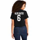 Brodrick Malone-Bradford #6 NIL Retro Crop Tee