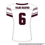Brodrick Malone-Bradford #6 White Replica Jersey
