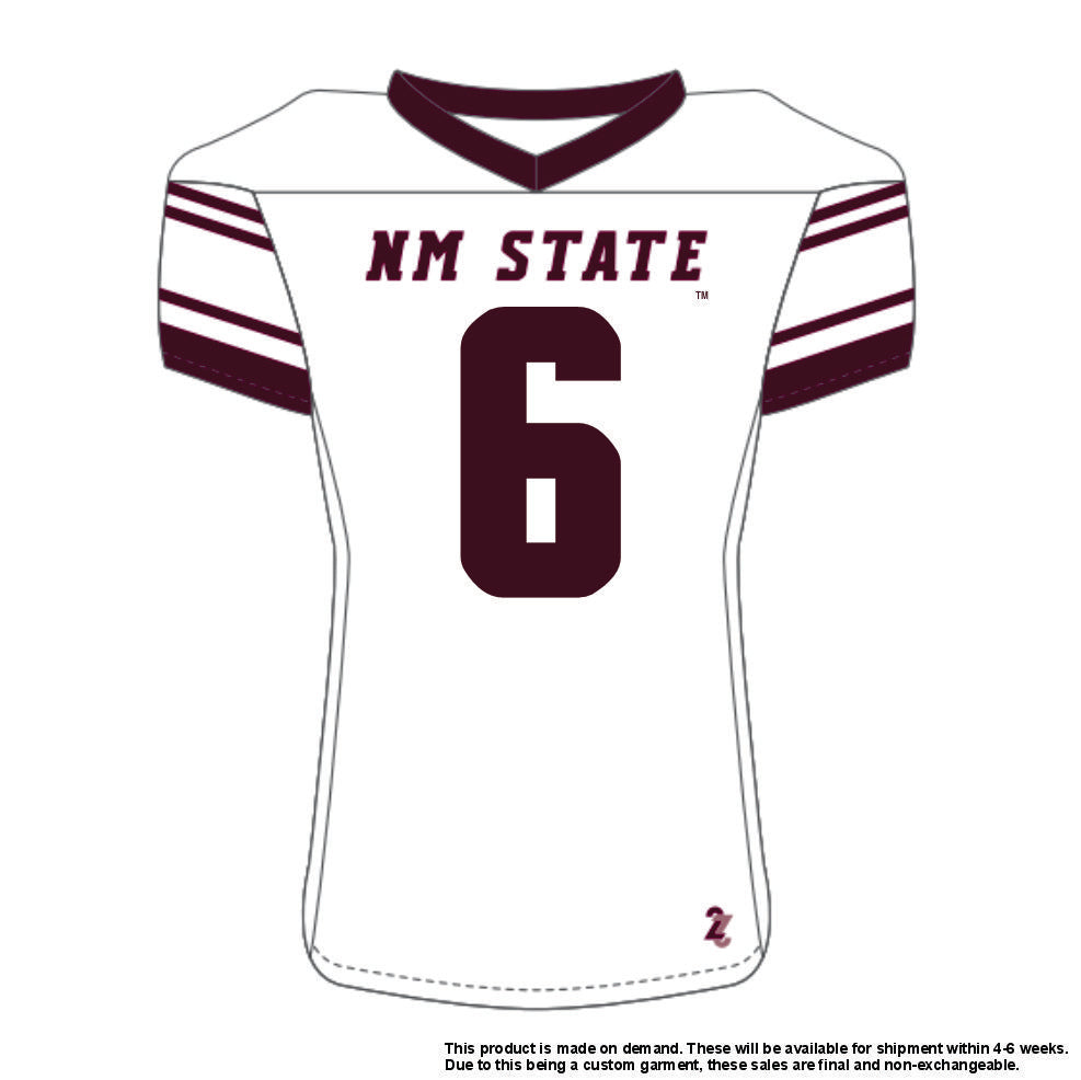 Brodrick Malone-Bradford #6 White Replica Jersey