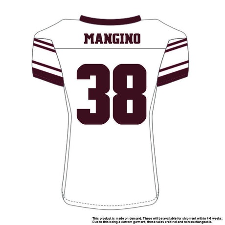 Colt Mangino #38 White Replica Jersey