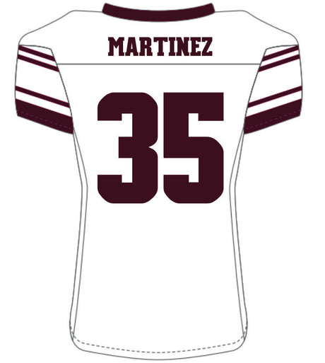Tyler Martinez #35 White Replica Jersey