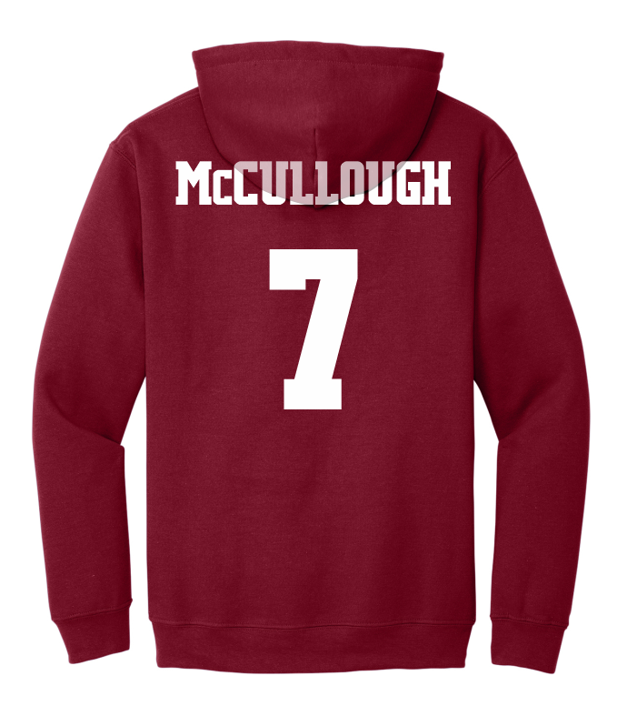 DJ McCullough #7 Football Hoodie
