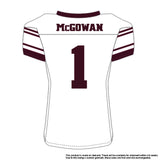 Seth McGowan #1 White Replica Jersey