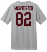 Miles McWhorter #82 Football Tee