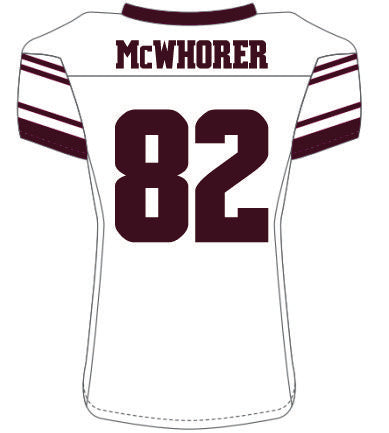 Miles McWhorter #82 White Replica Jersey