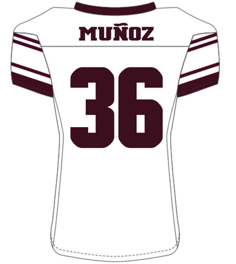 Angel Muñoz #36 White Replica Jersey