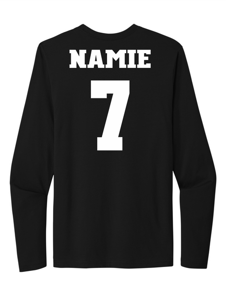 Mitch Namie #7 Baseball Stitched Long Sleeve Tee