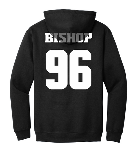 Garrett Bishop #96 Football Stitched Hoodie