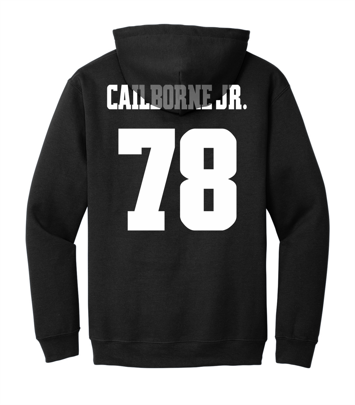 Cedric Claiborne Jr. #78 Football Stitched Hoodie