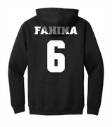 Naki Fahina #6 Football Stitched Hoodie