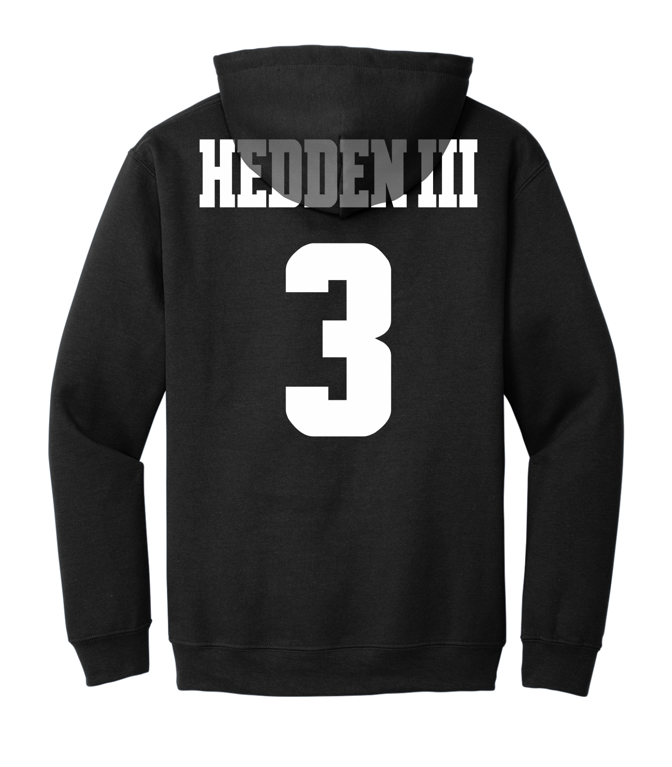 Trey Hedden III #3 Football Stitched Hoodie