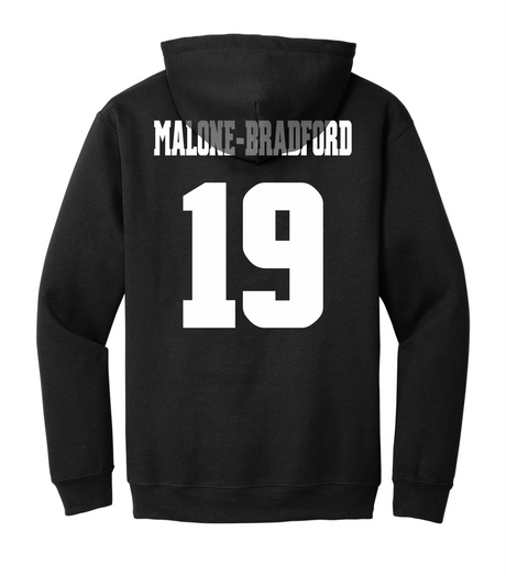 Brodrick Malone-Bradford #19 Football Stitched Hoodie