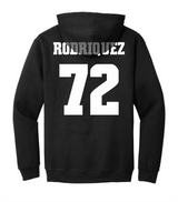 Jai Rodriquez #72 Football Stitched Hoodie