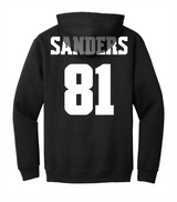 JaDarius Sanders #81 Football Stitched Hoodie