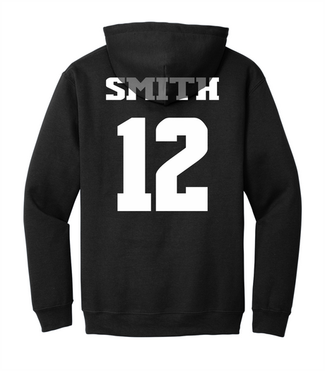 Jordan Smith #12 Football Stitched Hoodie