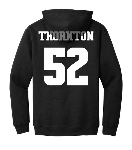 Zyier Thornton #52 Football Stitched Hoodie