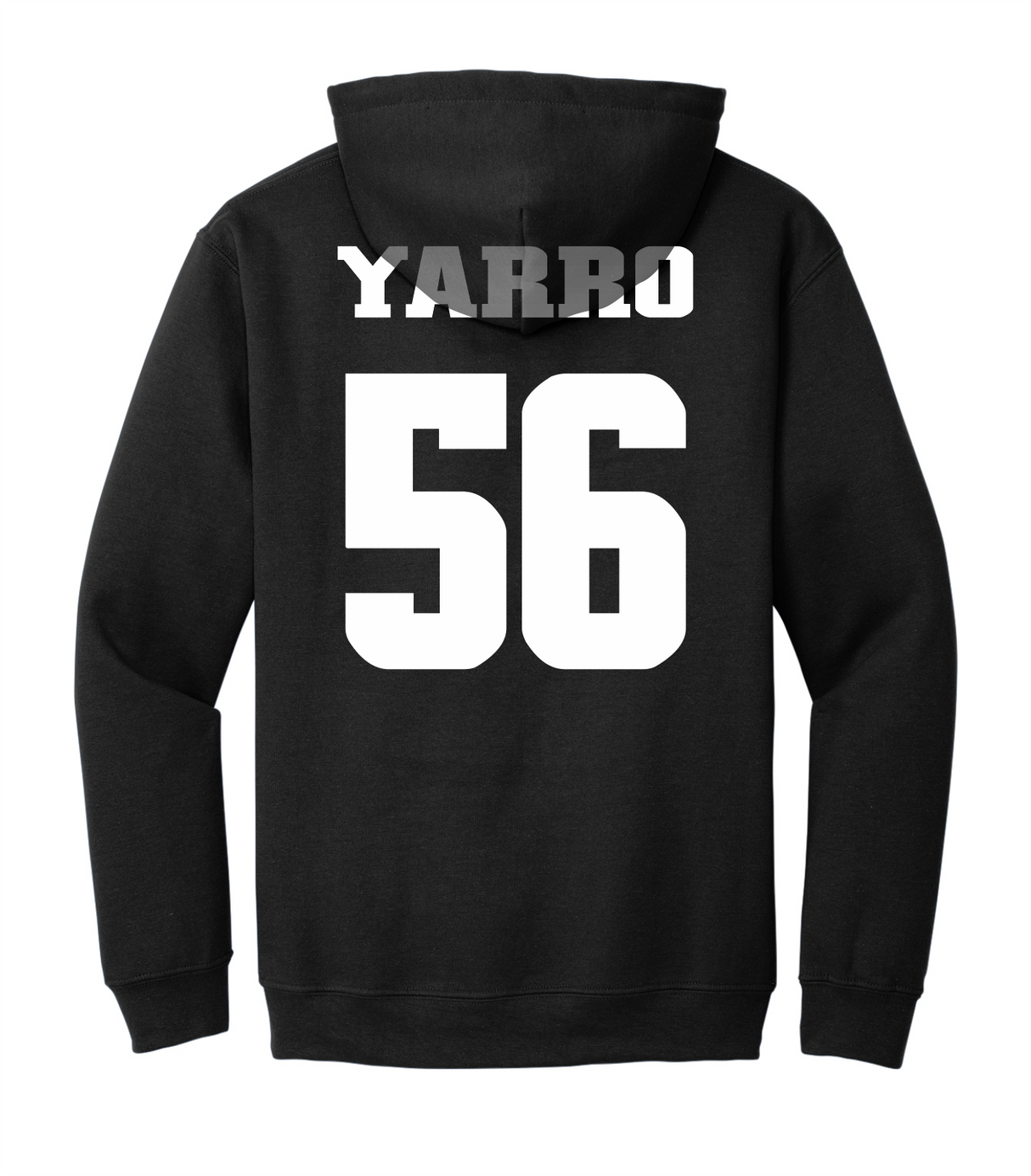 Canaan Yarro #56 Football Stitched Hoodie