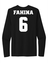 Naki Fahina #6 Football Stitched Long Sleeve