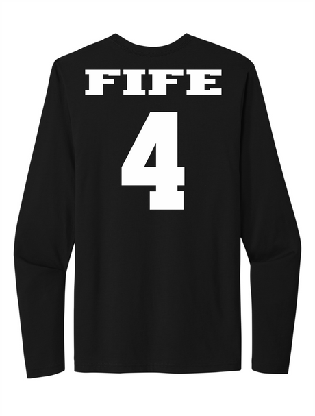 Logan Fife #4 Football Stitched Long Sleeve