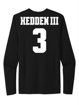 Trey Hedden III #3 Football Stitched Long Sleeve
