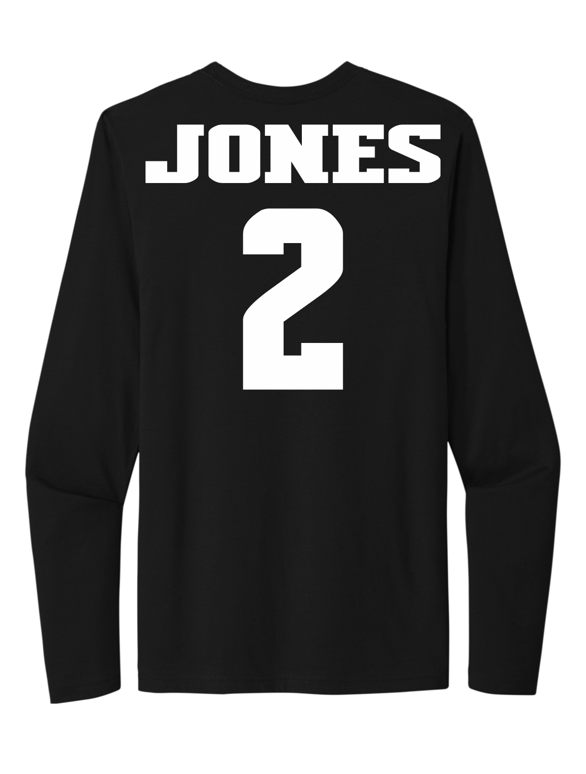 James Jones #2 Football Stitched Long Sleeve