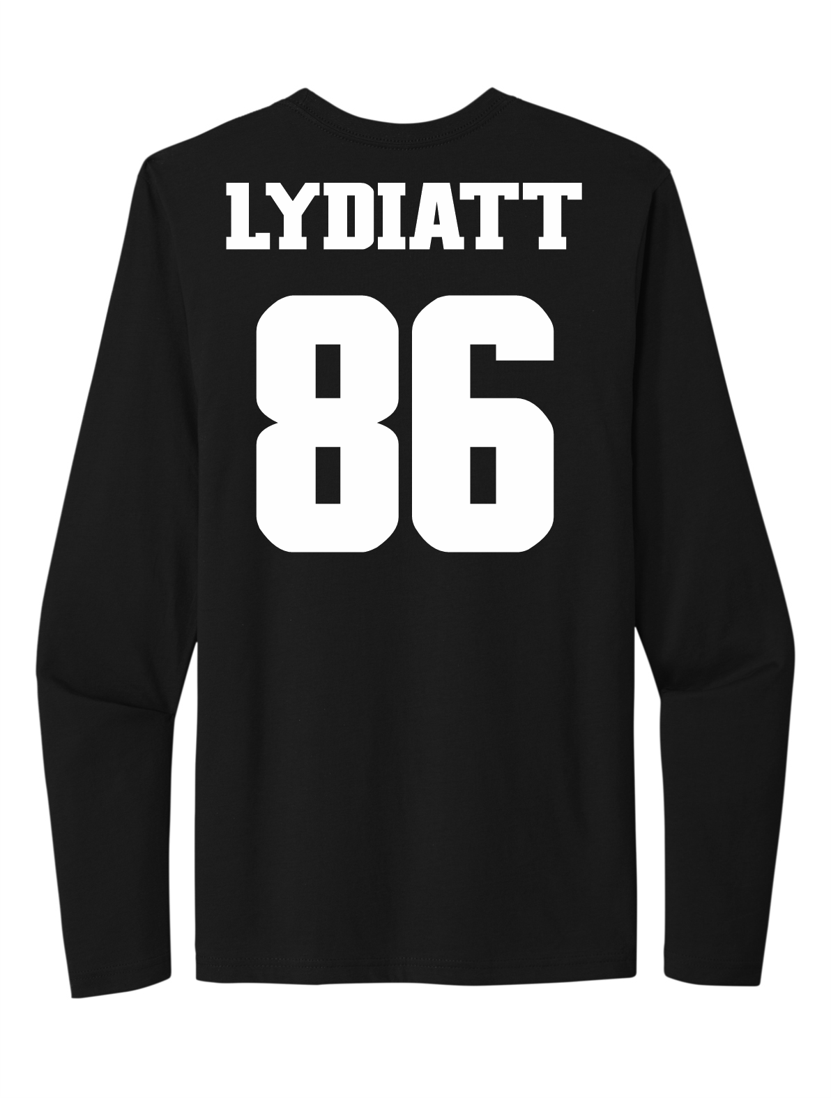 Jerry Lydiatt #86 Football Stitched Long Sleeve