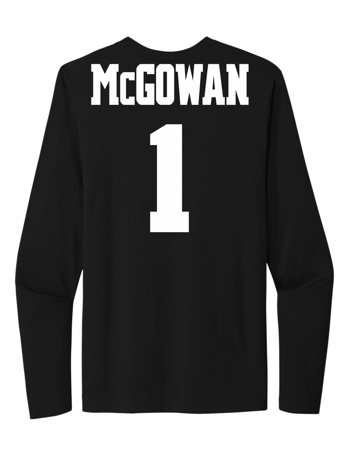 Seth McGowan #1 Football Stitched Long Sleeve