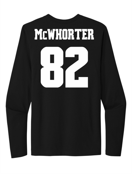 Miles McWhorter #82 Football Stitched Long Sleeve