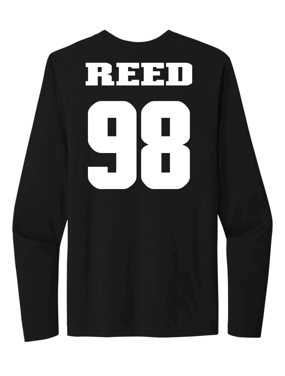 Izaiah Reed #98 Football Stitched Long Sleeve