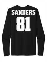 JaDarius Sanders #81 Football Stitched Long Sleeve