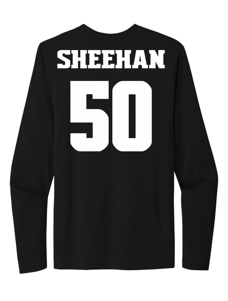 Cooper Sheehan #50 Football Stitched Long Sleeve