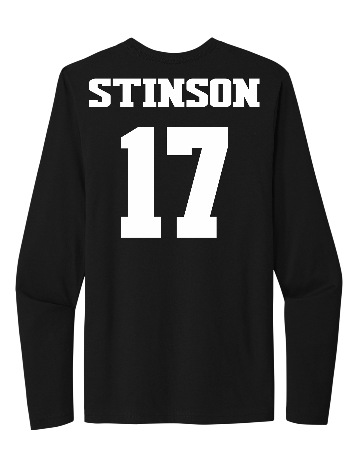 Justin Stinson #17 Football Stitched Long Sleeve