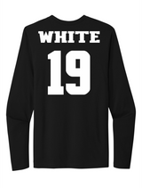 Jabril White #19 Football Stitched Long Sleeve