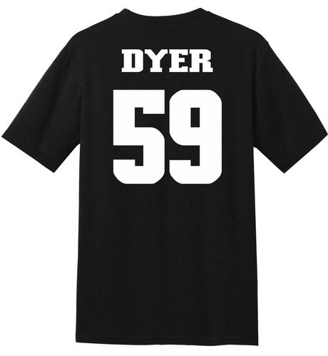 Deven Dyer #59 Football Stitched Tee