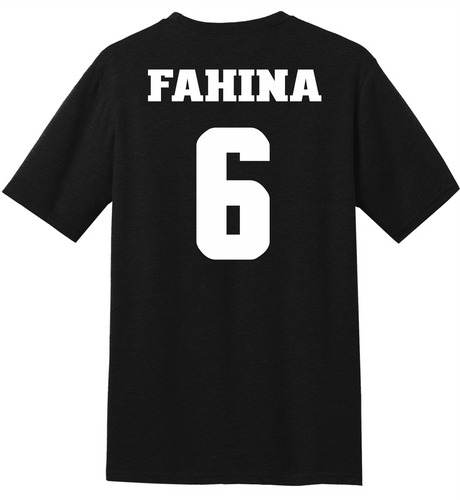 Naki Fahina #6 Football Stitched Tee