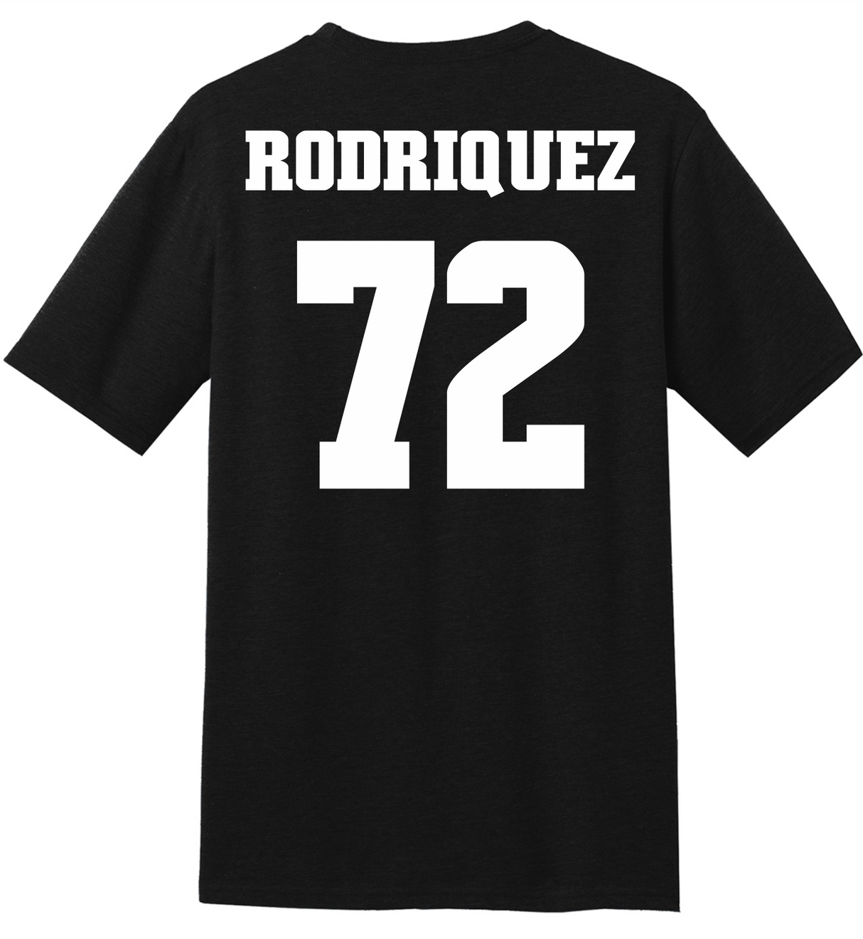 Jai Rodriquez #72 Football Stitched Tee