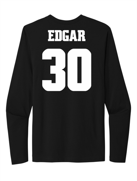 Blakely Edgar #30 Soccer Stitched Long Sleeve