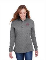 NM STATE Ladies Quilted Snap Pullover