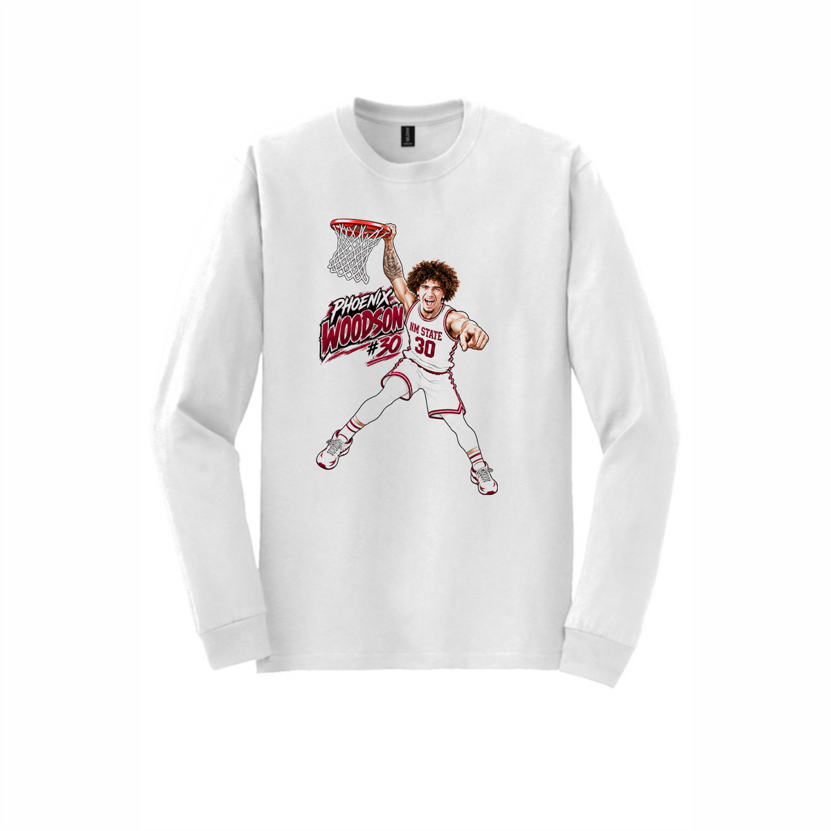 Phoenix Woodson #30 DUNK Long-Sleeve Signature Tee