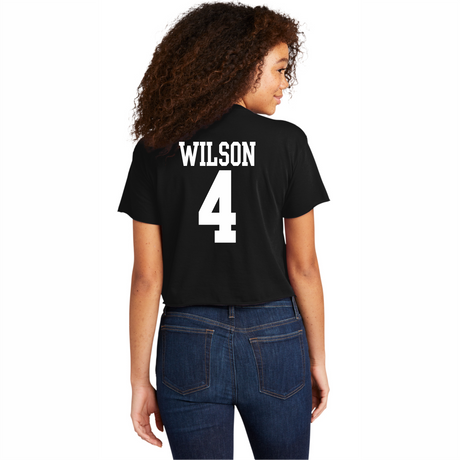 DeAvion Wilson #4 NIL Retro Crop Tee