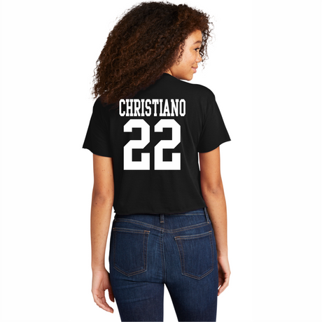 Emma Christiano #22 NIL Retro Crop Tee