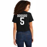 Morane Dossou #5 NIL Retro Crop Tee