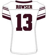 Myles Rowser #13 White Replica Jersey
