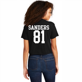 JaDarius Sanders #81 NIL Retro Crop Tee
