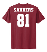 JaDarius Sanders #81 Football NM State Tee