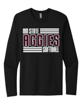 Desirae Spearman #13 NM State Long Sleeve Tee